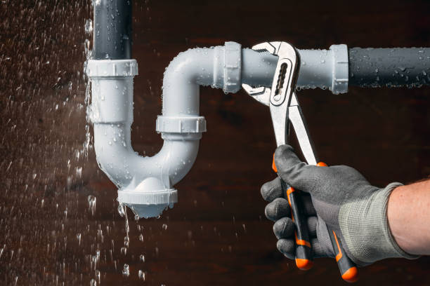 Professional Drain Cleaning technician working in Sterling, CT